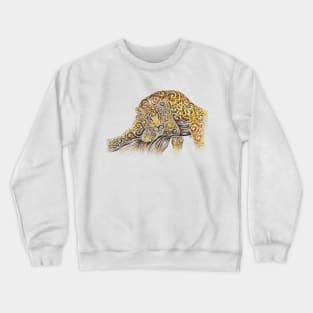 Swirly Leopard Crewneck Sweatshirt